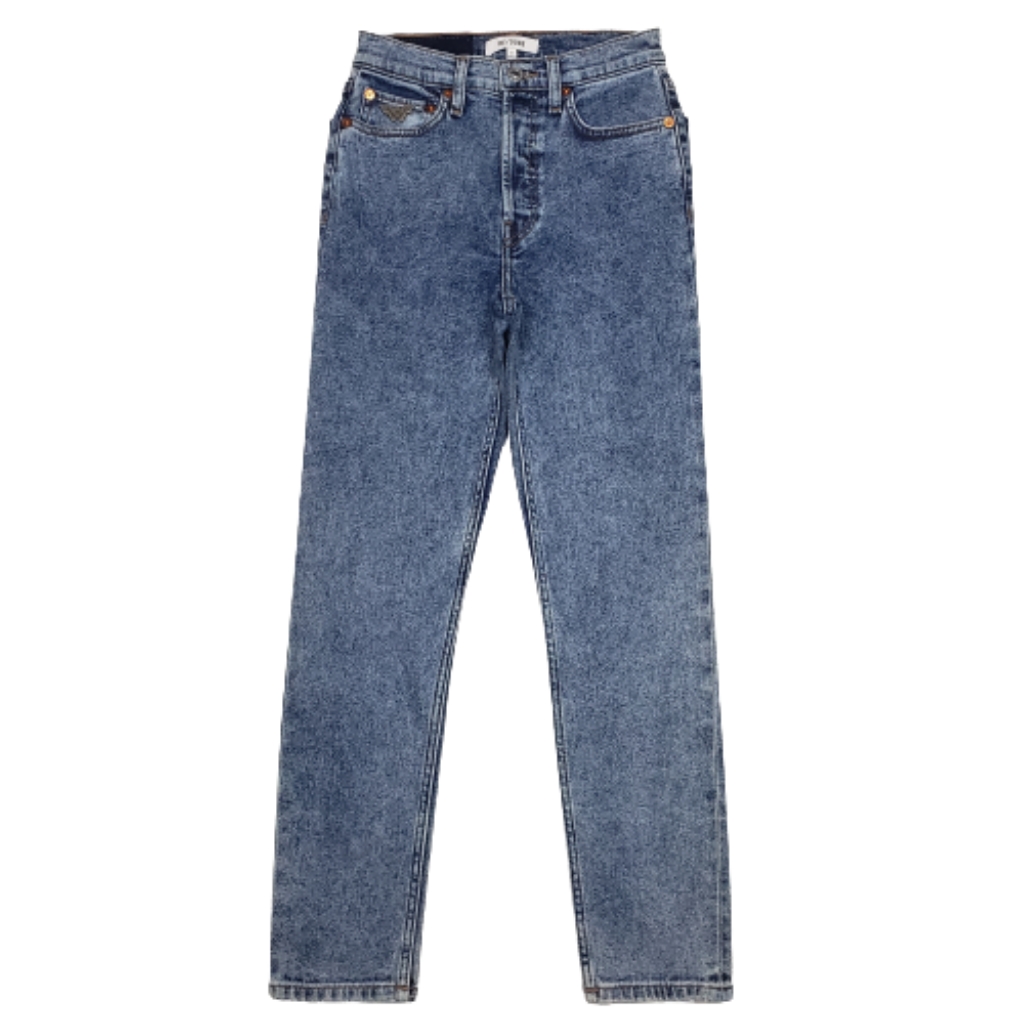 Re/Done-Originals X Ww84 High Rise Ankle Crop In 80s Retro Indigo